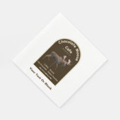 チョコレートムースカフェ スタンダードランチョンナプキン (角)