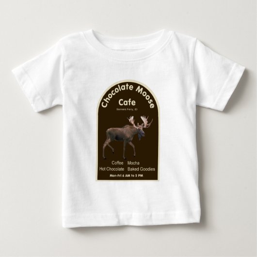 チョコレートムースカフェ ベビーTシャツ (正面)