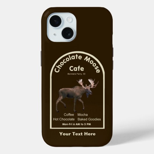 チョコレートムースカフェ Case-Mate iPhoneケース (裏面)