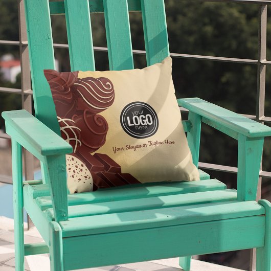 チョコレートモダン事業のパーソナライズ クッション