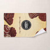 チョコレートモダン事業のパーソナライズ ハンドタオル (ハンドタオル)