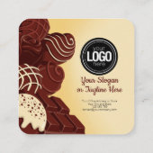 チョコレートモダン事業のパーソナライズ 割引カード (裏面)