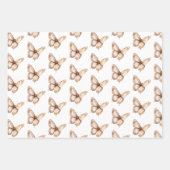 チョコレートモチャアイスクリームコーン誕生日 ラッピングペーパーシート (正面2)