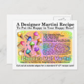 チョコレートモルトアイスクリームマルチニレシピはがき ポストカード (正面/裏面)