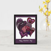 チョコレートユーモアのあると愛についてバレンタインデー カード (黄色い花)