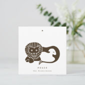 チョコレートライオン&ラムフラットホリデーカード シーズンカード (スタンド正面)