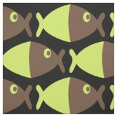チョコレートライム魚 ファブリック (見本)