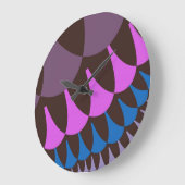 チョコレートラズベリーはかりで測 ラージ壁時計 (傾斜)