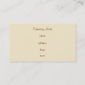 チョコレートラズベリー名刺 名刺 (裏面)