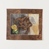 チョコレートラテラボ タペストリー (正面(横))