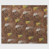 チョコレートラテラボ ラッピングペーパー (フラット)