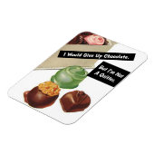 チョコレートラバーおもしろいヴィンテージカード マグネット (左側)