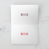 チョコレートラバーケーキ漫画イラストレーション カード (内部)