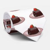 チョコレートラバーケーキ漫画イラストレーション ネクタイ (ロール)