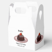 チョコレートラバーケーキ漫画イラストレーション フェイバーボックス (オープン)