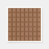 チョコレートラバーディライト スタンダードカクテルナプキン (正面)