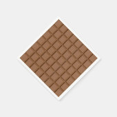 チョコレートラバーディライト スタンダードカクテルナプキン (角)