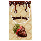 チョコレートラバーバースデーパーティボンボンキャンディ スモールペーパーバッグ (裏面)