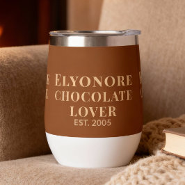 チョコレートラバー クリームスクリプト お名前+設立年