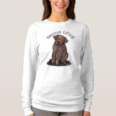 チョコレートラブパピーTシャツ Tシャツ (正面)