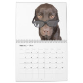 チョコレートラブラドールのカレンダー2010年 カレンダー (2月 2026)