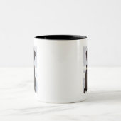 チョコレートラブラドールのコーヒー・マグ ツートーンマグカップ (中央)