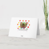 チョコレートラブラドールのバースデー・カード(窓) カード (裏面)