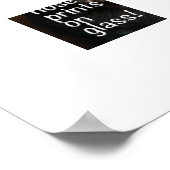 チョコレートラブラドールの鼻のアップの写真 ポスター (角)