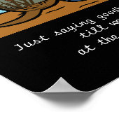 チョコレートラブラドールエンジェルとママ3 ポスター (角)