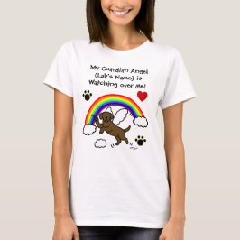 チョコレートラブラドールガーディアンエンジェル（レインボーブリッジ） Tシャツ