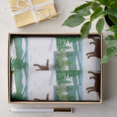 チョコレートラブラドールクリスマスウィンタービュー 薄葉紙 (ギフト)