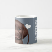 チョコレートラブラドールドッグお菓子作り コーヒーマグカップ (中央)