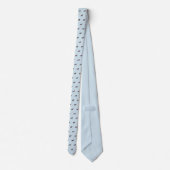 チョコレートラブラドールドッグパタモノグラムのーン ネクタイ (裏面)