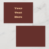 チョコレートラブラドールドッグファーブラウン無地のカラー ノートカード (正面/裏面)