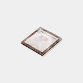 チョコレートラブラドールノーズクローズアップ ポストイット (アングル)