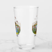 チョコレートラブラドールバードドッグサンセット タンブラーグラス (左)