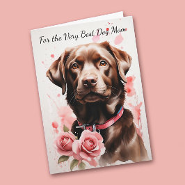 チョコレートラブラドールレトリエバーあなたが私のテールワッグを作る シーズンカード