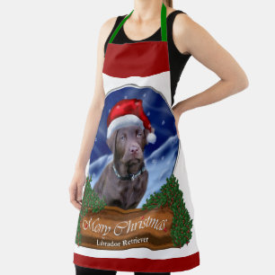 チョコレートラブラドールレトリエバークリスマスプレゼント エプロン