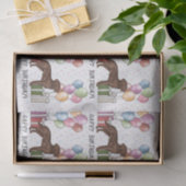 チョコレートラブラドールレトリエバードッグカラフル誕生日 薄葉紙 (ギフト)