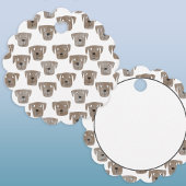 チョコレートラブラドールレトリエバードッグパターン フェイバータグ