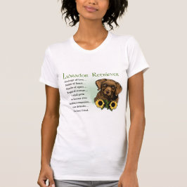チョコレートラブラドールレトリエバーパピーギフト Tシャツ