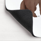 チョコレートラブラドールレトリバーパーティー マウスパッド (コーナー)