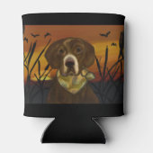 チョコレートラブラドールレトリバー 缶クーラー (裏面)