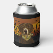 チョコレートラブラドールレトリバー 缶クーラー (缶裏面)