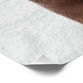 チョコレートラブラドール光沢ポスター ポスター (コーナー)