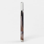 チョコレートラブラドール子犬とトイアヒル Case-Mate iPhoneケース (裏面/右)