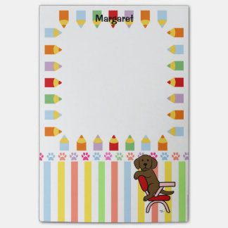 チョコレートラブラドール学生3 ポストイット