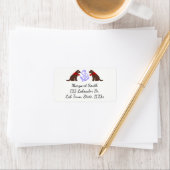 チョコレートラブラドール座り航海の輪郭 ラベル (インサイチュ)