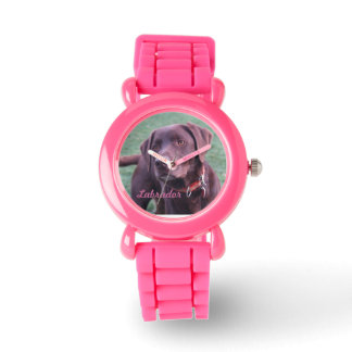 チョコレートラブラドール時計 腕時計