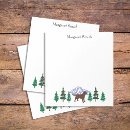 チョコレートラブラドール概要常緑樹メモ帳 ノートパッド